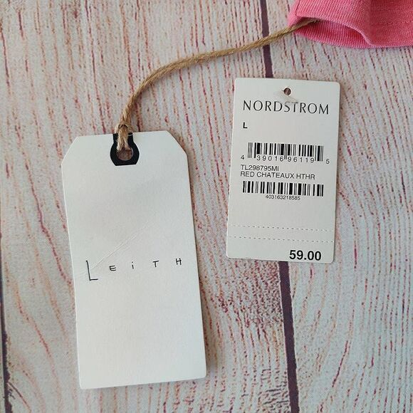 Leith ruched long sleeve bodycon tank dress sz L - Picture 9 of 10